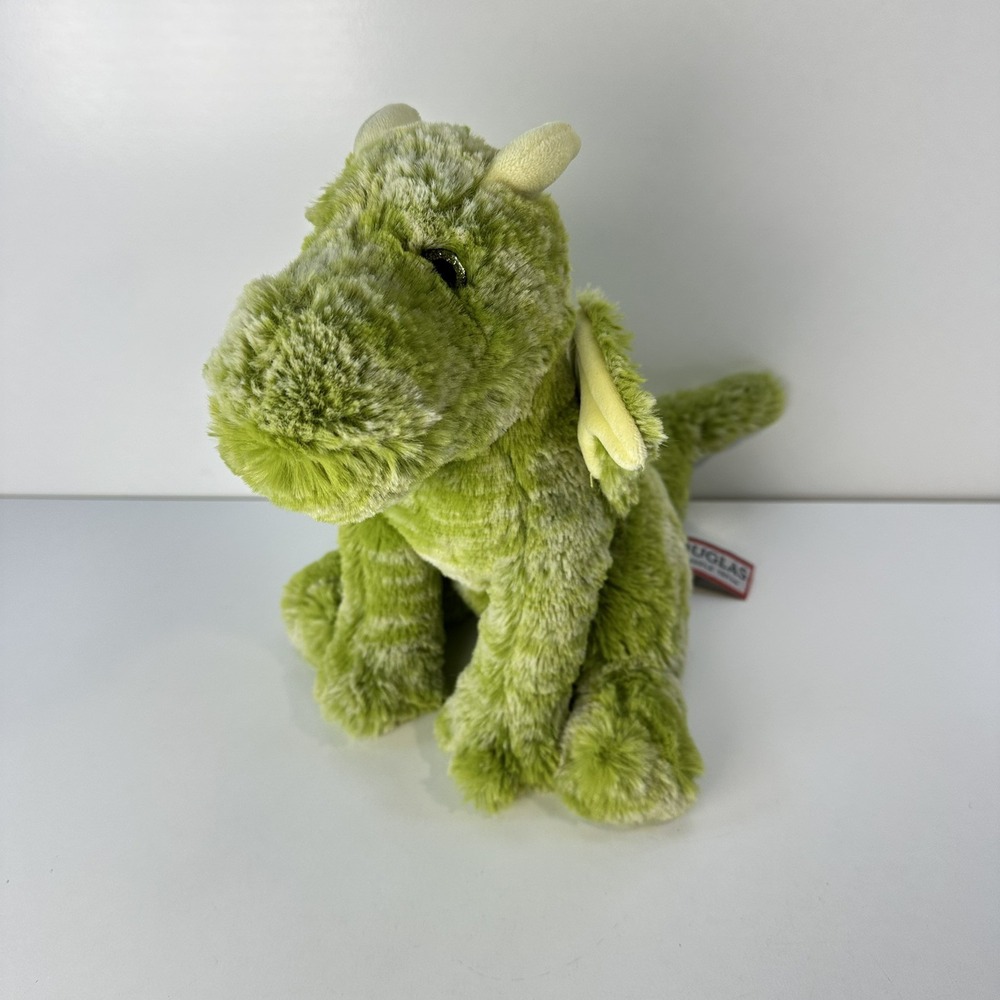 LUCIAN the Plush‎ Soft GREEN DRAGON Stuffed Animal - Douglas Cuddle Toys  10"